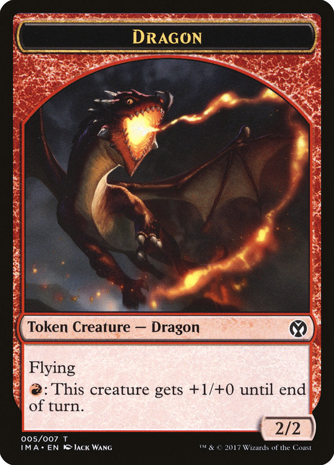 Dragon Token (005/007) [Iconic Masters Tokens] | North Valley Games