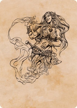 Djinni Windseer (Showcase) Art Card [Dungeons & Dragons: Adventures in the Forgotten Realms Art Series] | North Valley Games
