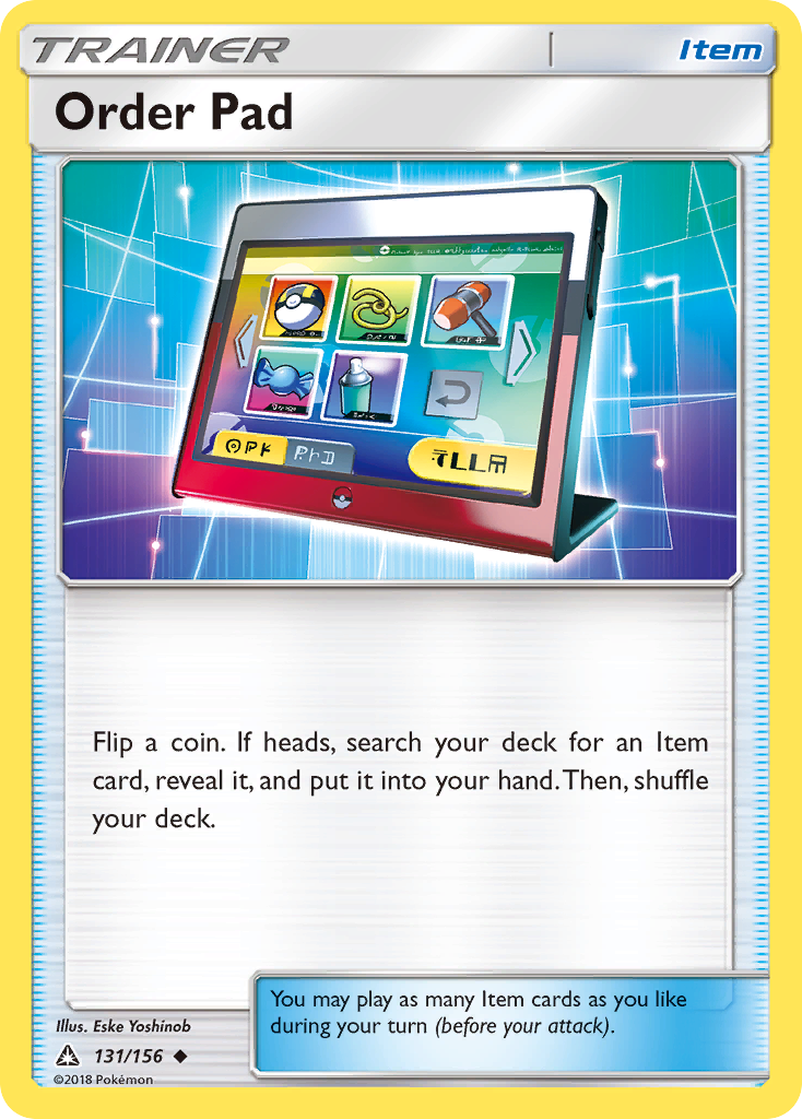 Order Pad (131/156) [Sun & Moon: Ultra Prism] | North Valley Games