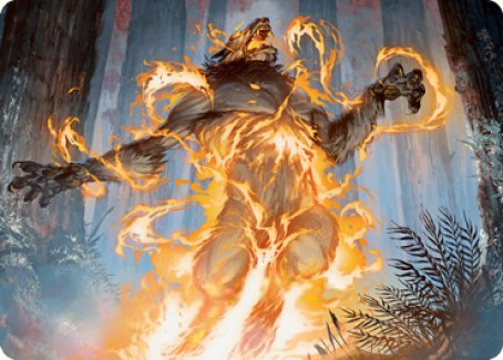 Burn the Accursed Art Card [Innistrad: Midnight Hunt Art Series] | North Valley Games