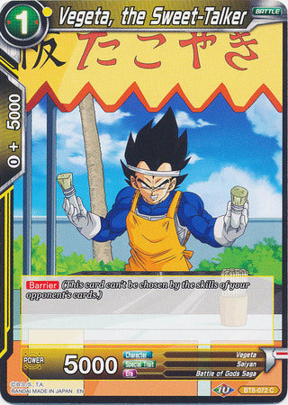 Vegeta, the Sweet-Talker (BT8-072) [Malicious Machinations] | North Valley Games