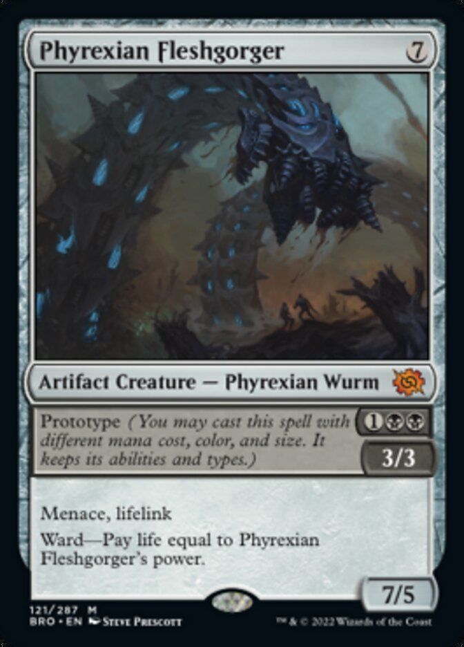 Phyrexian Fleshgorger (Promo Pack) [The Brothers' War Promos] | North Valley Games
