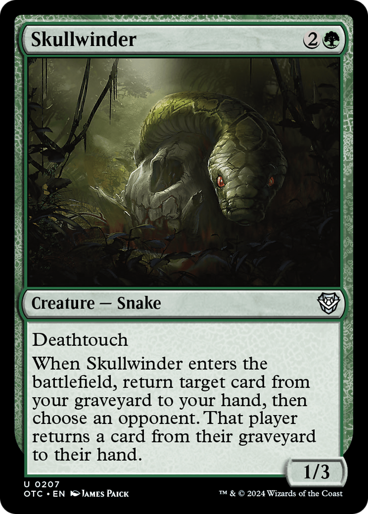 Skullwinder [Outlaws of Thunder Junction Commander] | North Valley Games