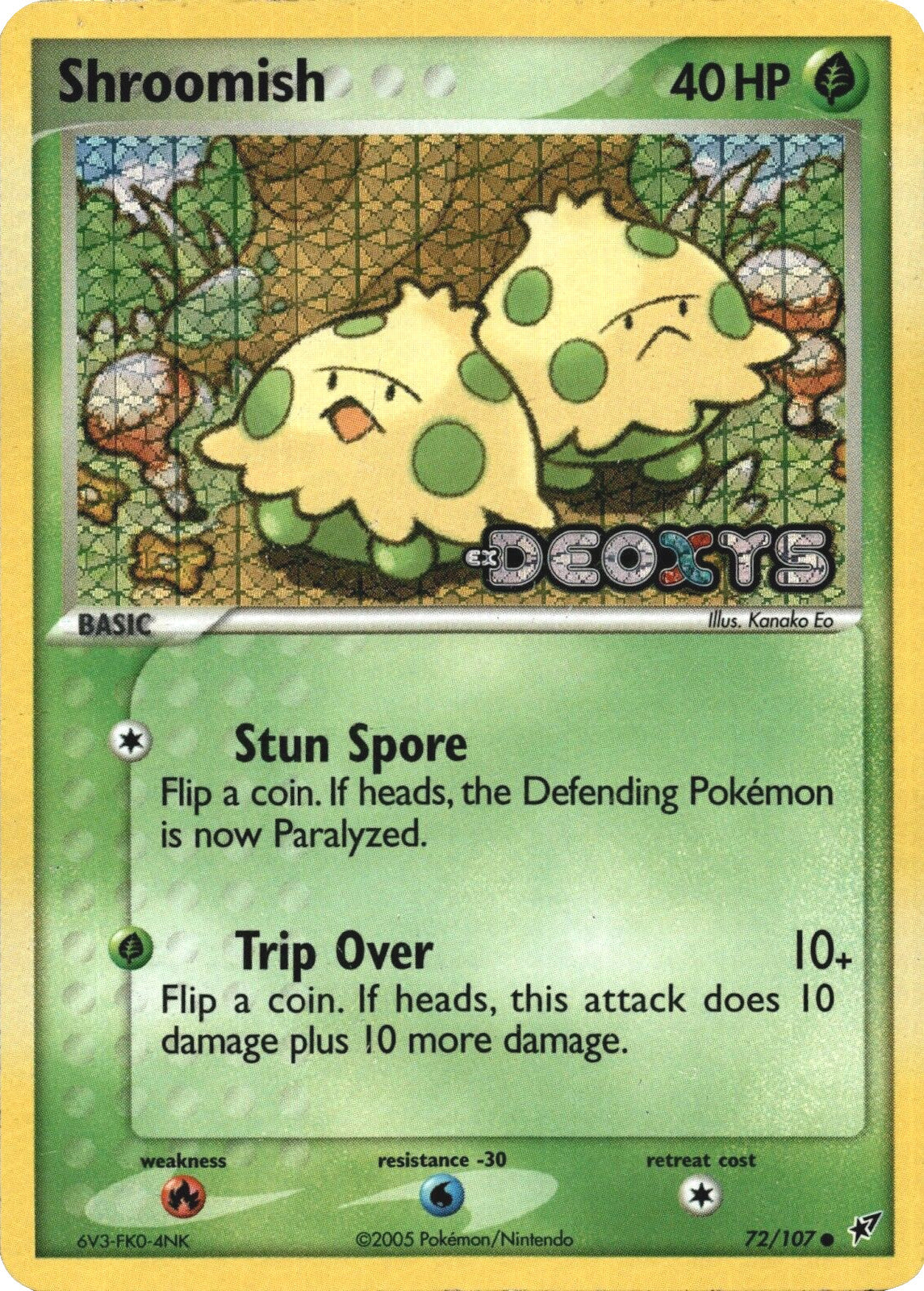 Shroomish (72/107) (Stamped) [EX: Deoxys] | North Valley Games