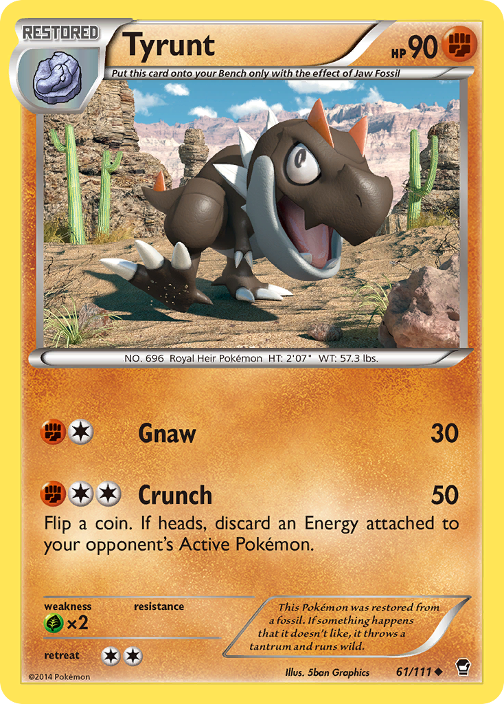 Tyrunt (61/111) [XY: Furious Fists] | North Valley Games