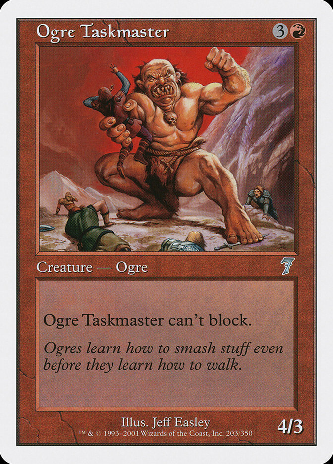 Ogre Taskmaster [Seventh Edition] | North Valley Games