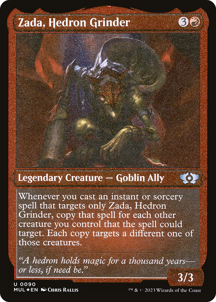 Zada, Hedron Grinder (Foil Etched) [Multiverse Legends] | North Valley Games