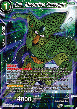 Cell, Absorption Onslaught (EX20-07) [Ultimate Deck 2022] | North Valley Games