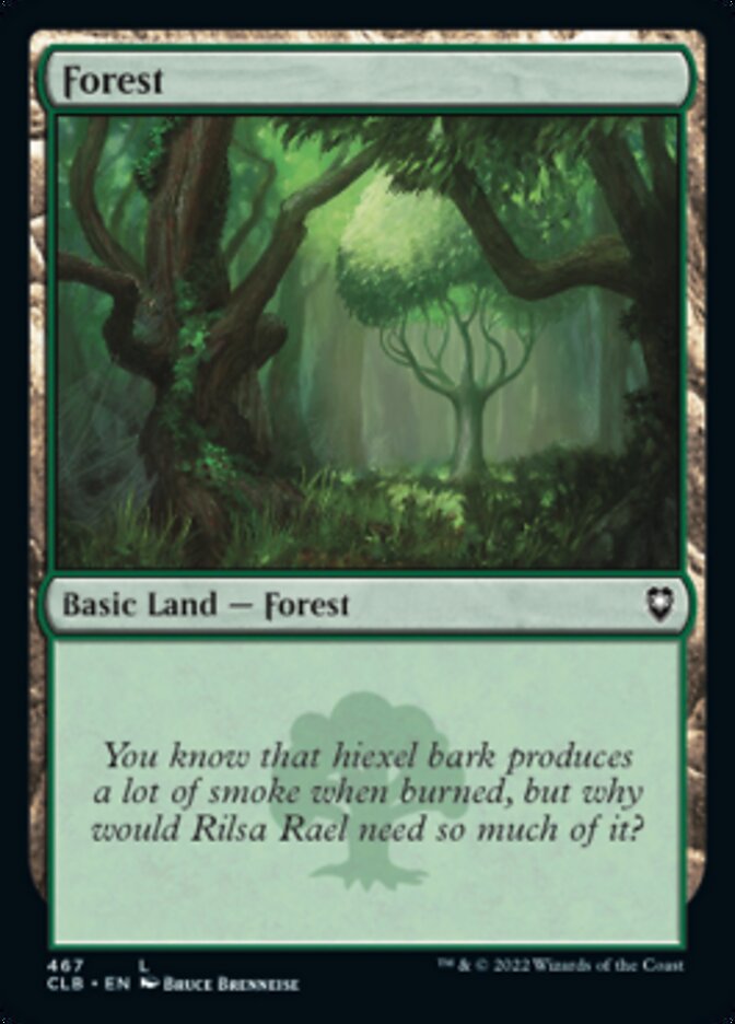Forest (467) [Commander Legends: Battle for Baldur's Gate] | North Valley Games