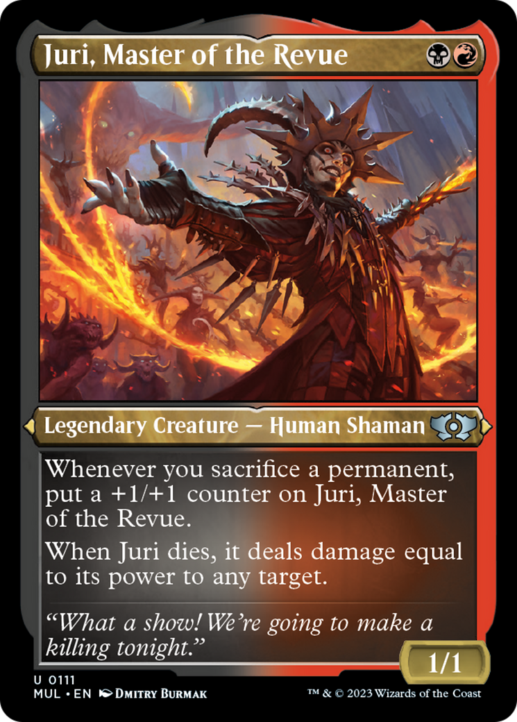 Juri, Master of the Revue (Foil Etched) [Multiverse Legends] | North Valley Games