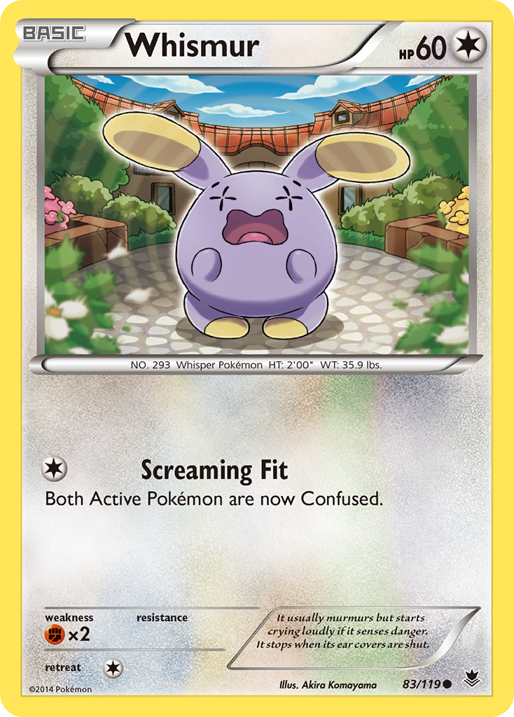 Whismur (83/119) [XY: Phantom Forces] | North Valley Games