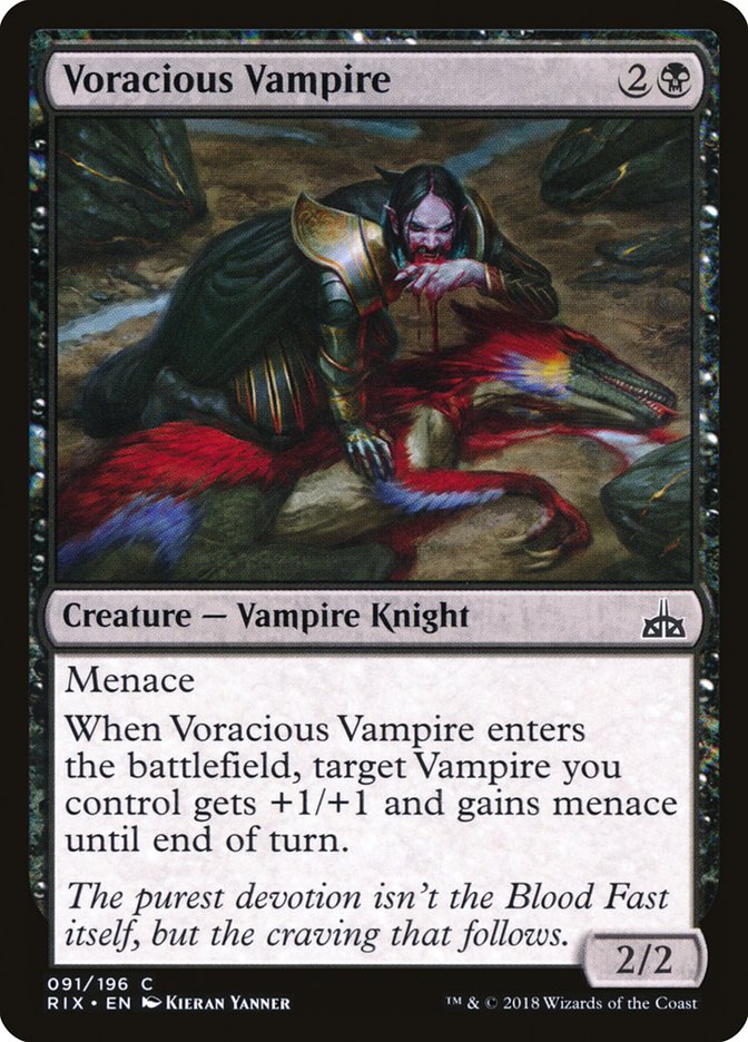 Voracious Vampire [Rivals of Ixalan] | North Valley Games