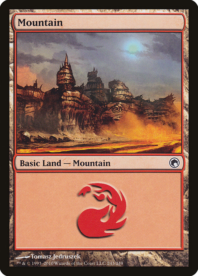 Mountain (243) [Scars of Mirrodin] | North Valley Games