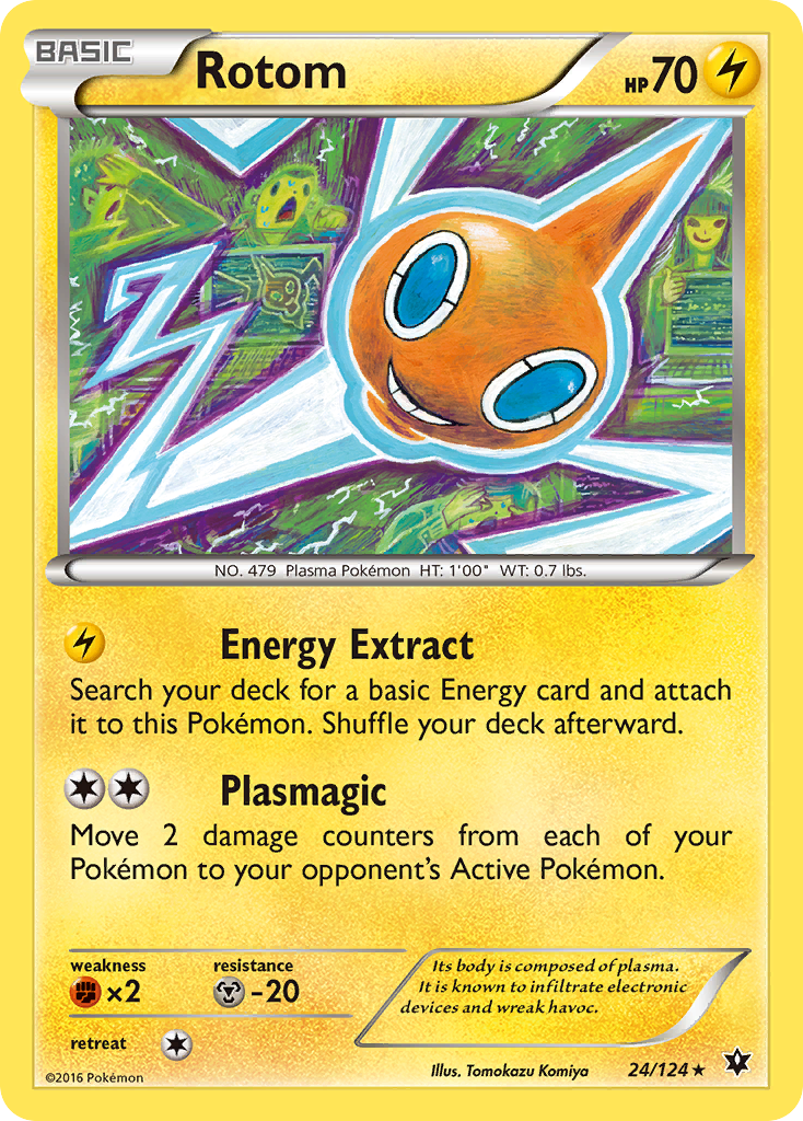 Rotom (24/124) [XY: Fates Collide] | North Valley Games