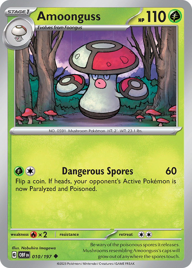 Amoonguss (010/197) [Scarlet & Violet: Obsidian Flames] | North Valley Games