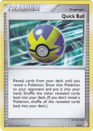 Quick Ball (10/11) [Diamond & Pearl: Trainer Kit - Lucario] | North Valley Games