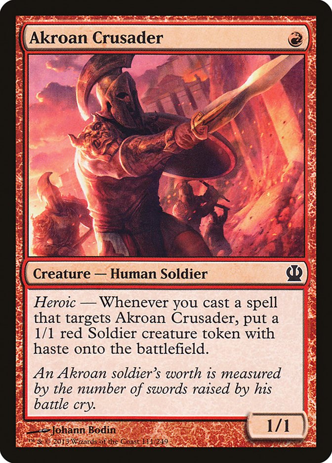 Akroan Crusader [Theros] | North Valley Games