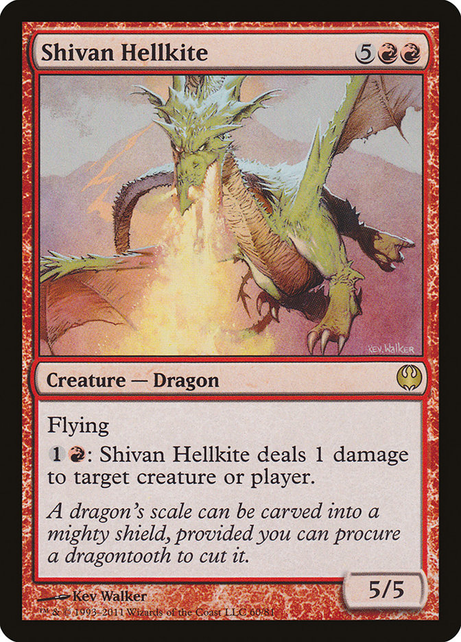 Shivan Hellkite [Duel Decks: Knights vs. Dragons] | North Valley Games