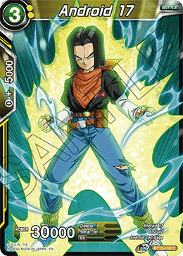 Android 17 (Common) (BT13-108) [Supreme Rivalry] | North Valley Games