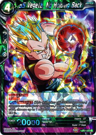 SS Vegeta, No Holding Back (BT5-058) [Miraculous Revival] | North Valley Games