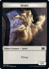 Wrenn and Six Emblem // Spirit (008) Double-Sided Token [Double Masters 2022 Tokens] | North Valley Games