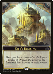 City's Blessing // Elemental Double-Sided Token [Friday Night Magic 2018] | North Valley Games