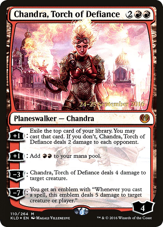 Chandra, Torch of Defiance [Kaladesh Prerelease Promos] | North Valley Games
