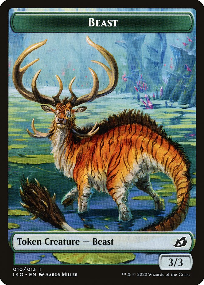 Beast Token [Ikoria: Lair of Behemoths Tokens] | North Valley Games