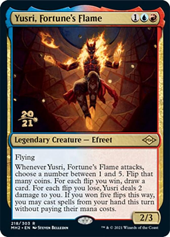 Yusri, Fortune's Flame [Modern Horizons 2 Prerelease Promos] | North Valley Games