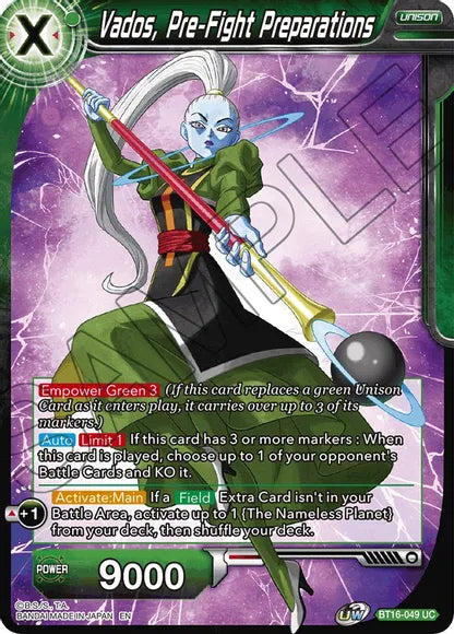 Vados, Pre-Fight Preparations (BT16-049) [Realm of the Gods] | North Valley Games