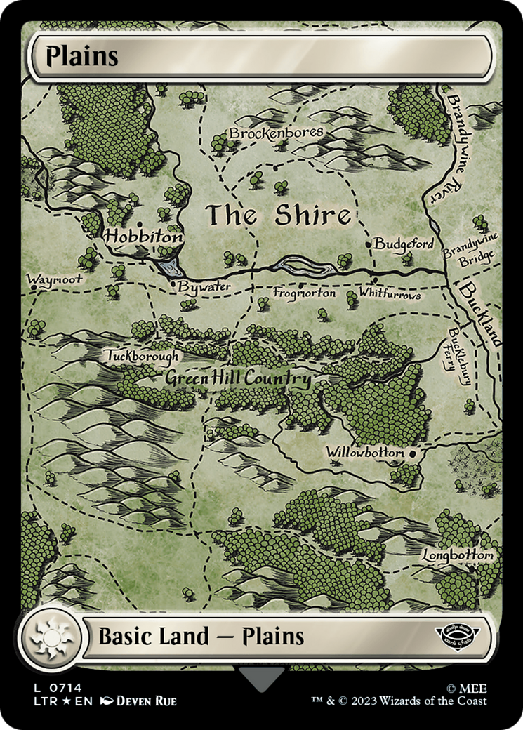 Plains (0714) (Surge Foil) [The Lord of the Rings: Tales of Middle-Earth] | North Valley Games