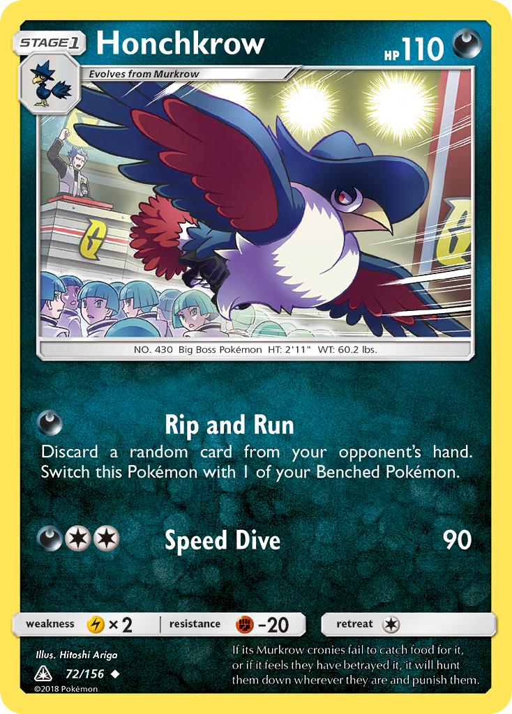 Honchkrow (72/156) [Sun & Moon: Ultra Prism] | North Valley Games