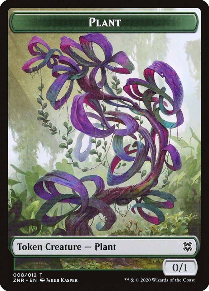 Illusion // Plant Double-Sided Token [Zendikar Rising Tokens] | North Valley Games