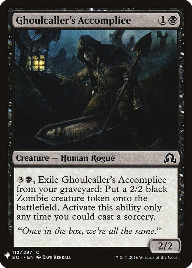 Ghoulcaller's Accomplice [Mystery Booster] | North Valley Games