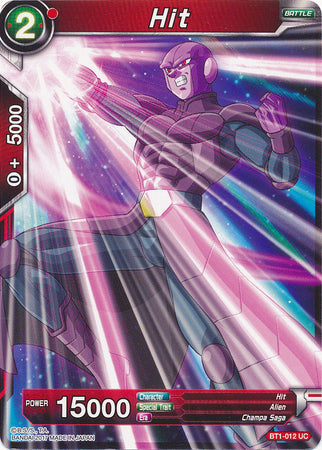 Hit (BT1-012) [Galactic Battle] | North Valley Games