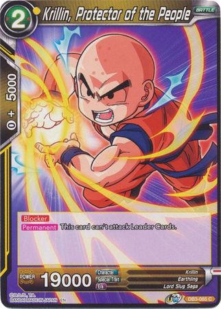 Krillin, Protector of the People (DB3-085) [Giant Force] | North Valley Games