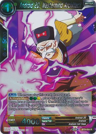 Android 20, Mastermind Architect (BT9-054) [Universal Onslaught] | North Valley Games