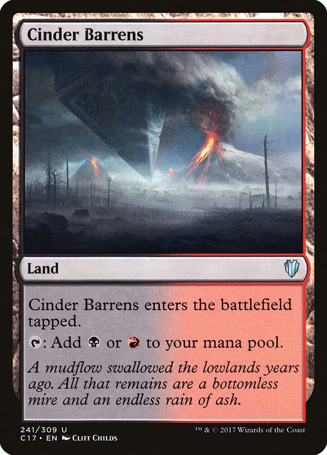 Cinder Barrens [Commander 2017] | North Valley Games