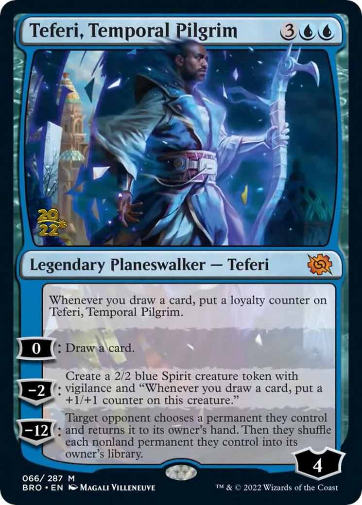Teferi, Temporal Pilgrim [The Brothers' War Prerelease Promos] | North Valley Games