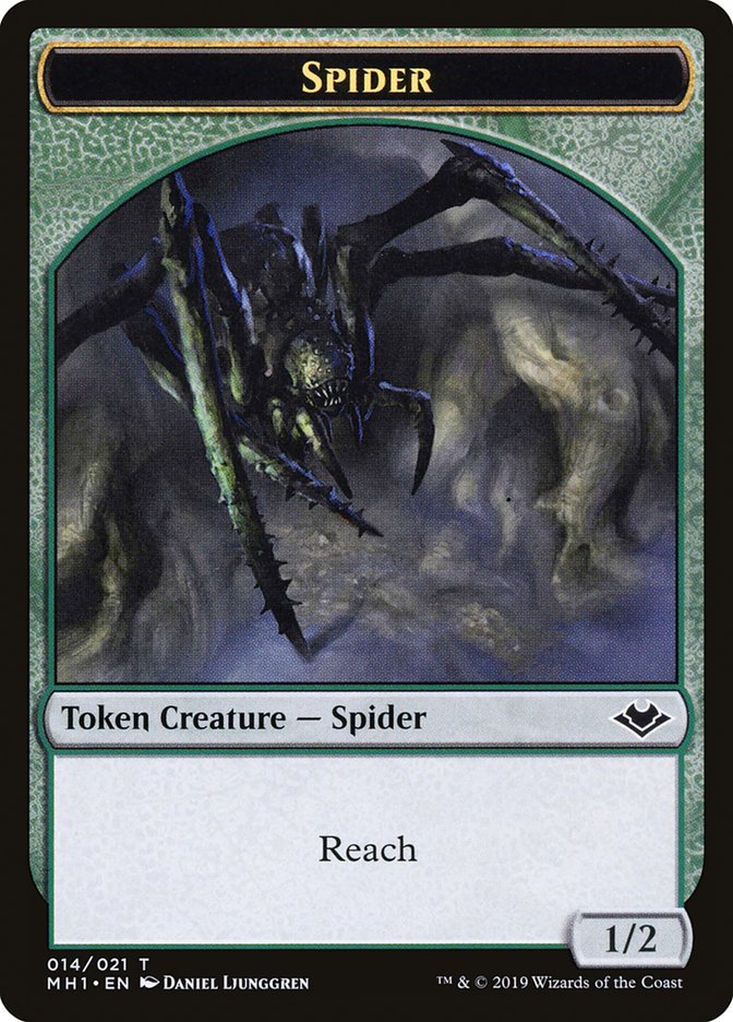 Zombie (007) // Spider (014) Double-Sided Token [Modern Horizons Tokens] | North Valley Games