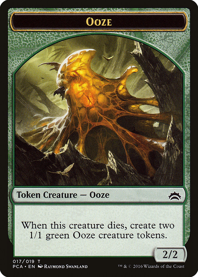 Ooze Token (017/019) [Planechase Anthology Tokens] | North Valley Games