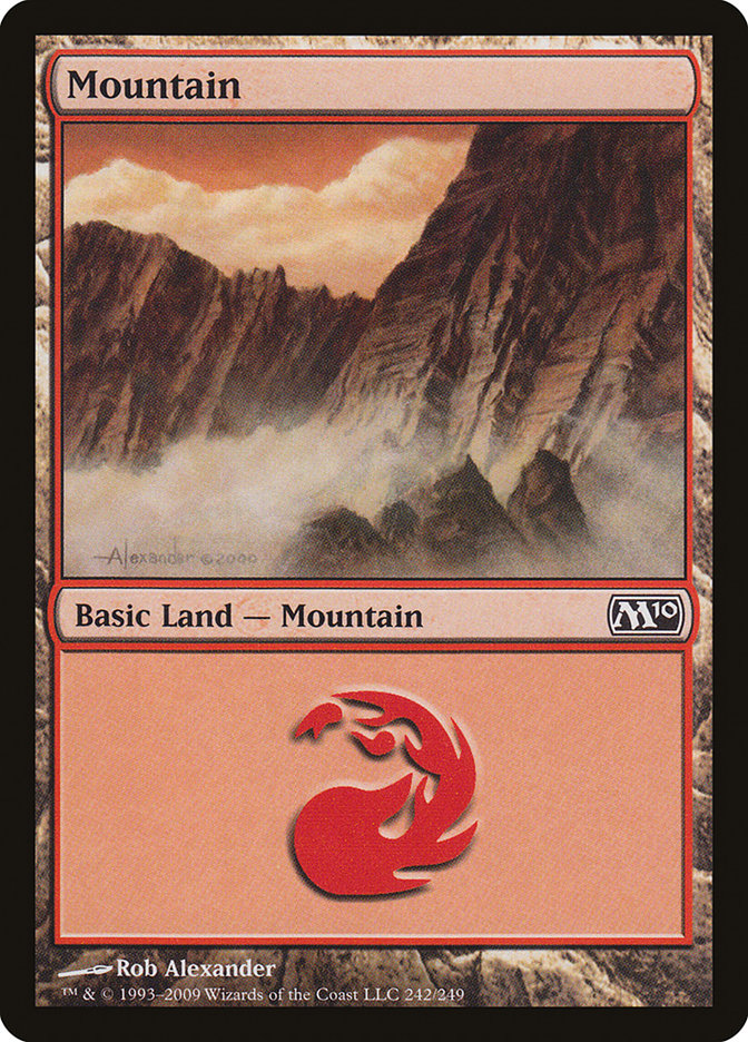 Mountain (242) [Magic 2010] | North Valley Games