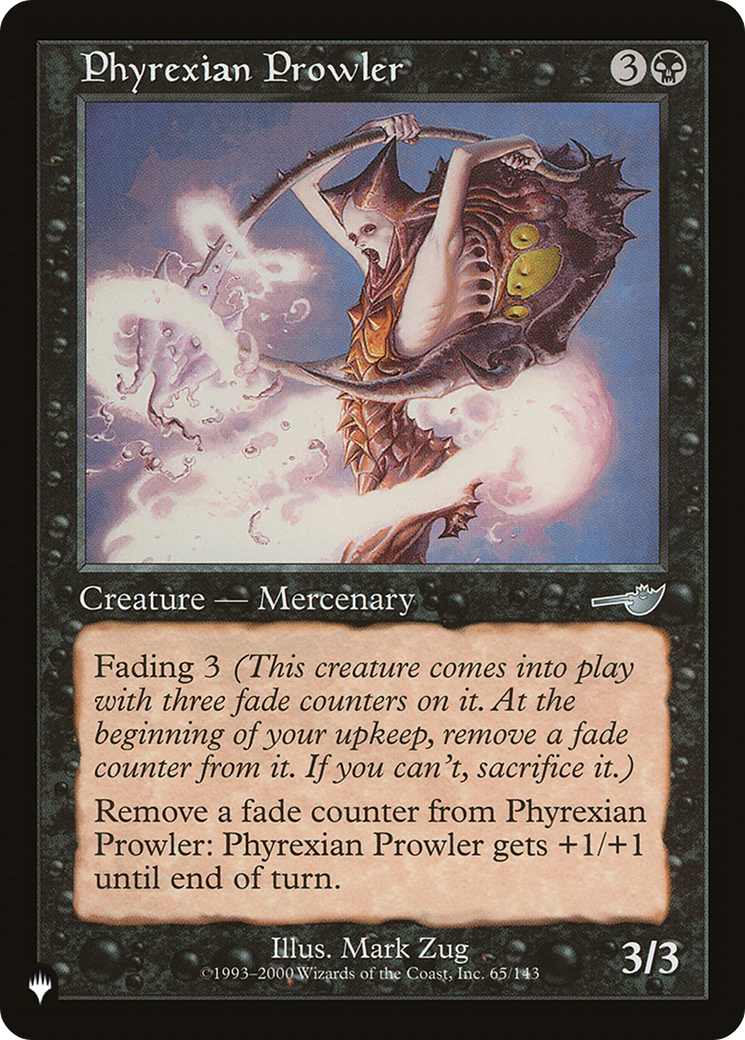 Phyrexian Prowler [The List] | North Valley Games