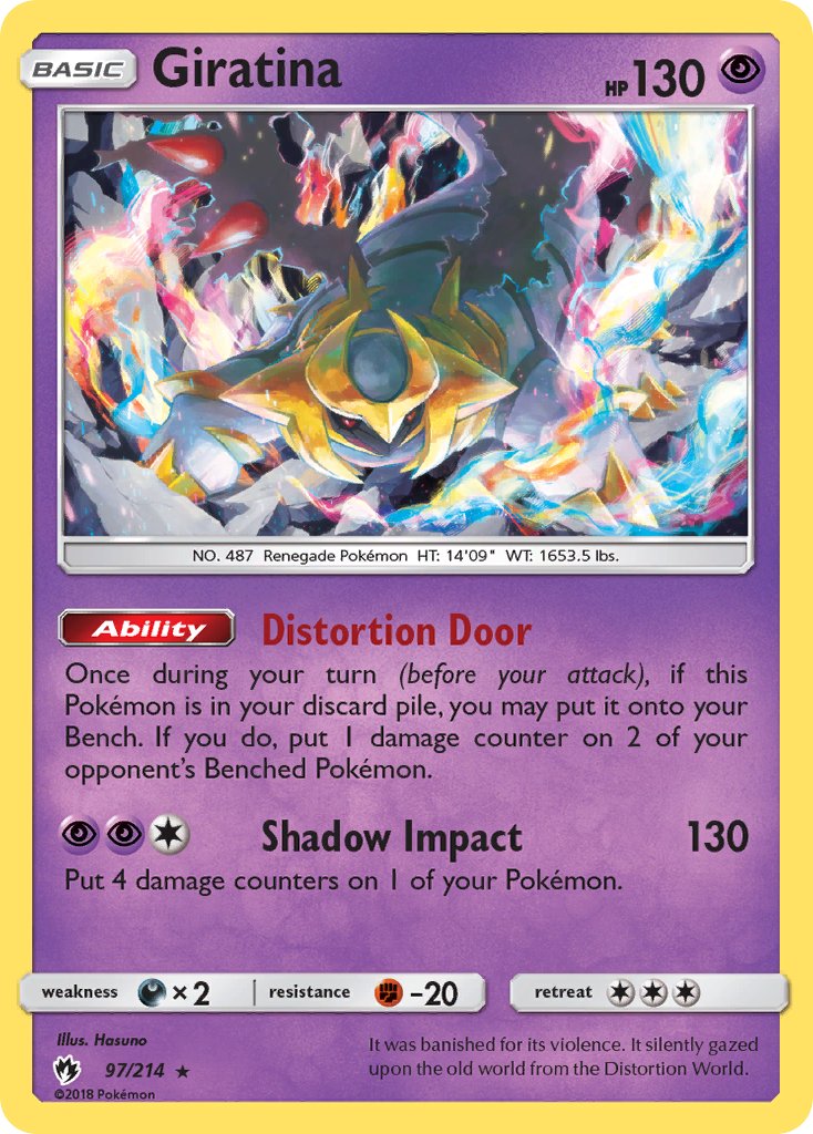 Giratina (97/214) (Theme Deck Exclusive) [Sun & Moon: Lost Thunder] | North Valley Games