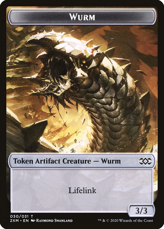 Wurm Token (030/031) [Double Masters Tokens] | North Valley Games