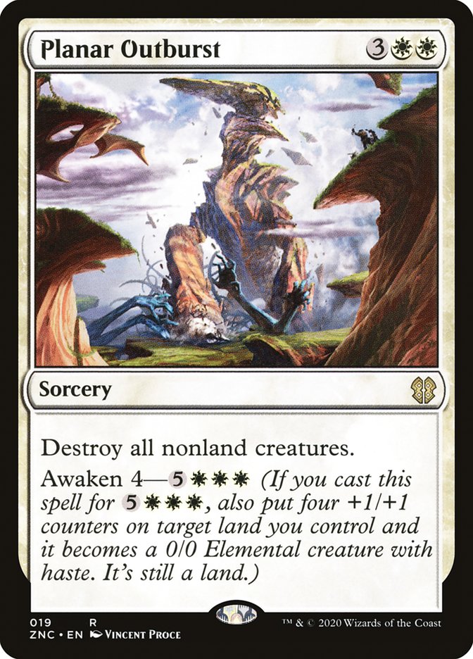 Planar Outburst [Zendikar Rising Commander] | North Valley Games