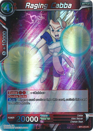Raging Cabba (BT1-013) [Galactic Battle] | North Valley Games