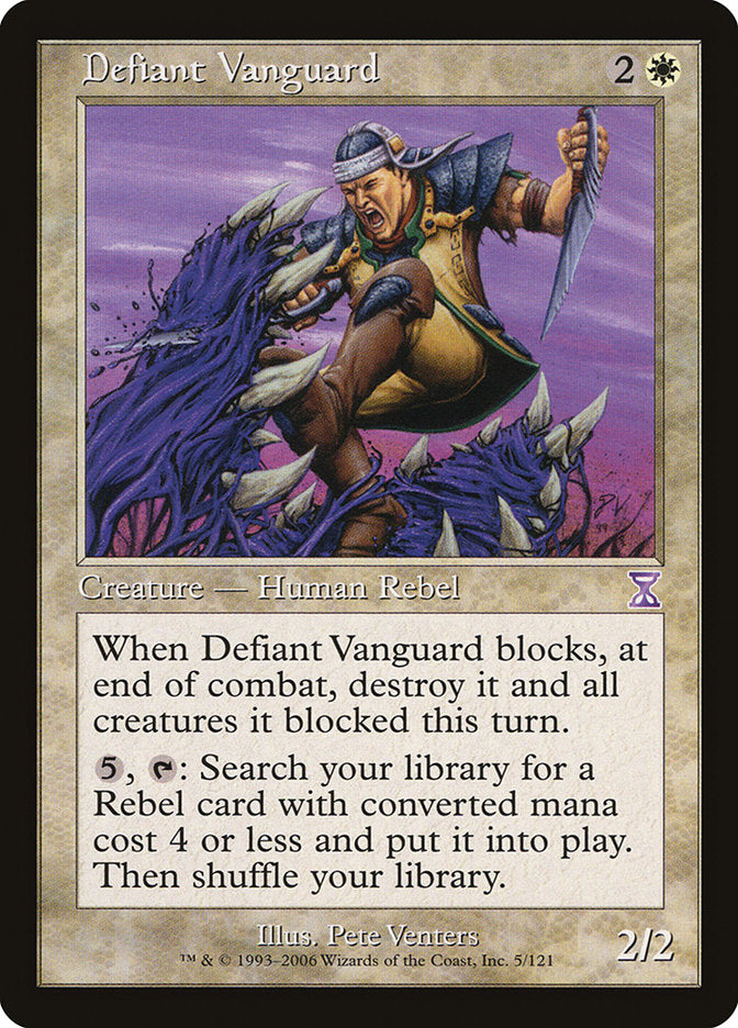 Defiant Vanguard [Time Spiral Timeshifted] | North Valley Games