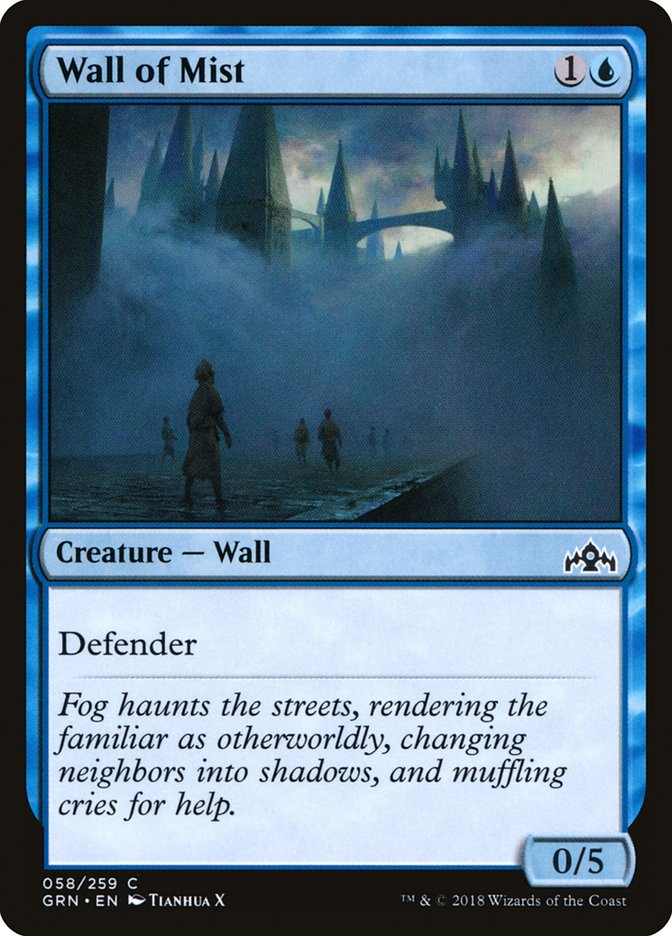 Wall of Mist [Guilds of Ravnica] | North Valley Games