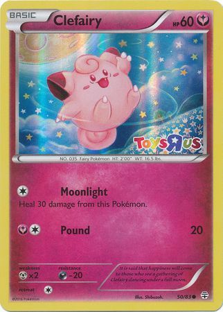Clefairy (50/83) (Toys R Us Promo) [XY: Generations] | North Valley Games
